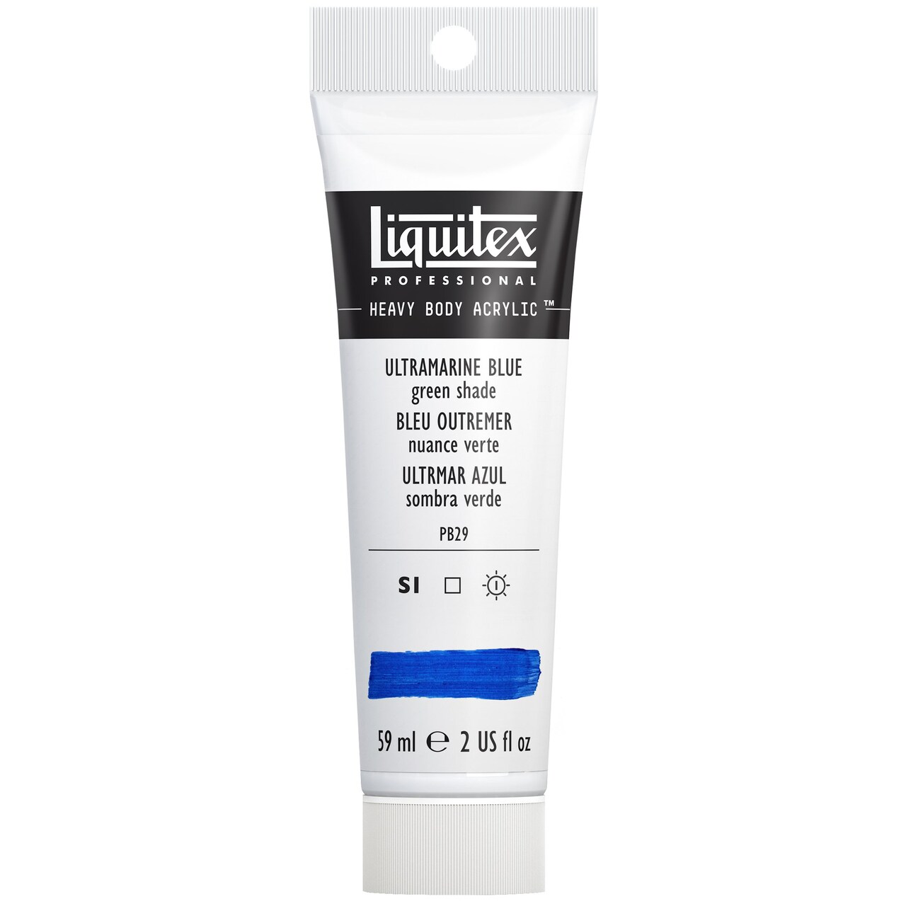 Liquitex Professional Heavy Body Acrylic Color, 2 Oz., Ultramarine Blue (Green Shade)